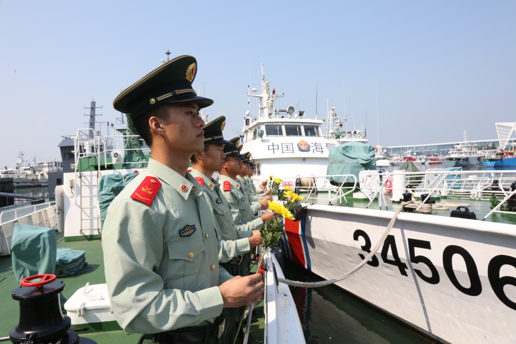 中国海警局服装图片