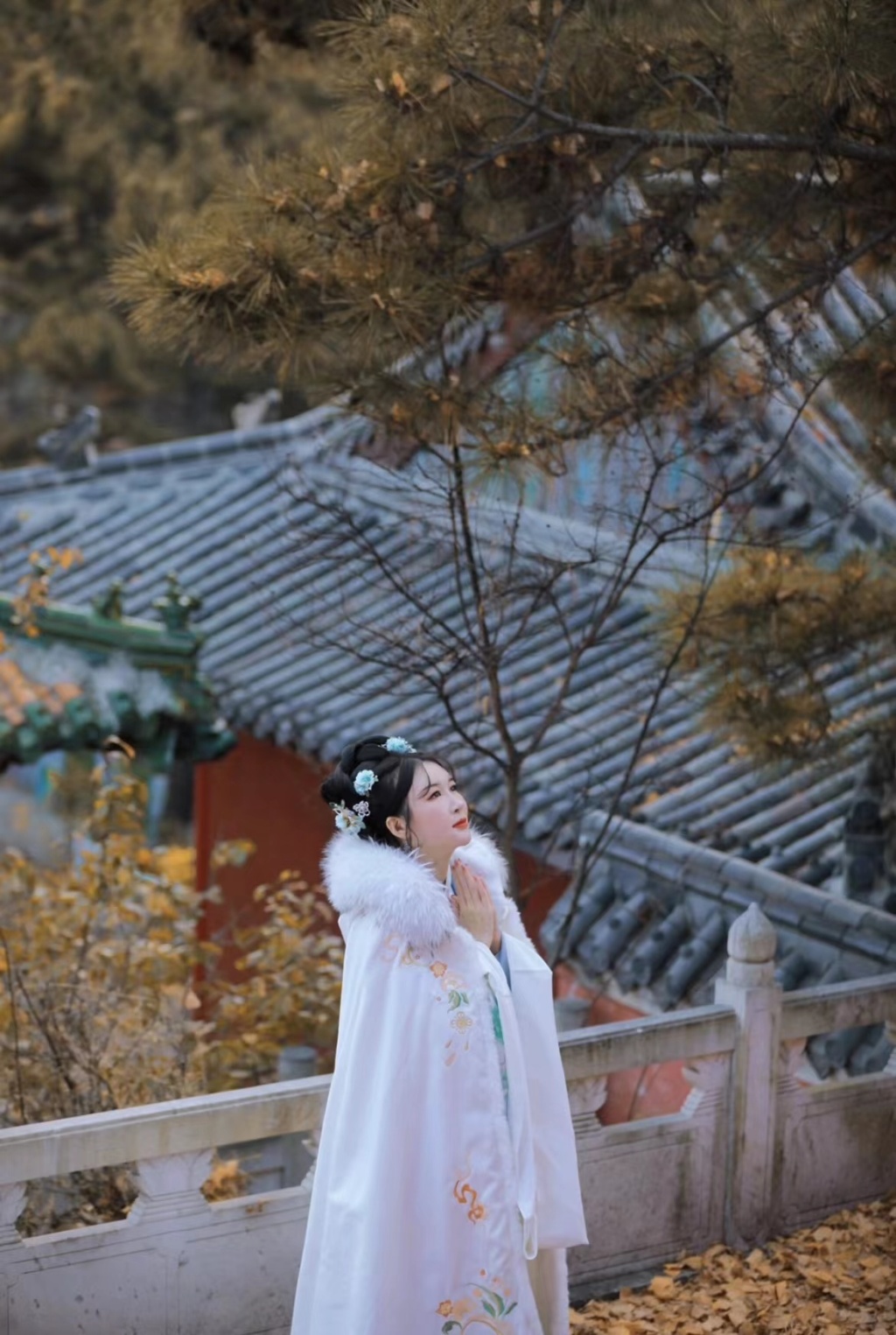 美翻!平度90后美女身穿汉服,穿越时光