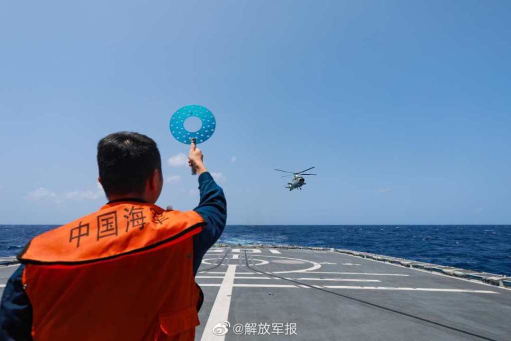 南部战区海军远海训练高燃现场