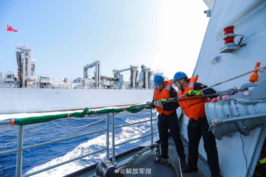 南部战区海军远海训练高燃现场
