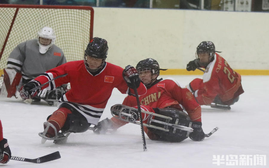 青岛市残疾人体育中心开始组建山东残奥冰球队,这支队伍完成初建