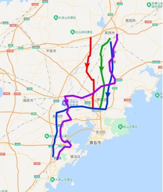 出行注意 g15沈海高速公路