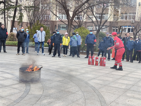 城阳区城阳街道开展春季消防安全培训及演练活动