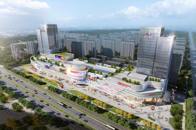 莱西王府井购物中心位于莱西市中心城区,总建筑面积达22万平方米,商业