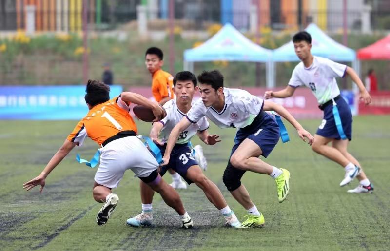 "橄"动青春 勇往直前!山东省首届学校腰旗橄榄球赛圆满落幕