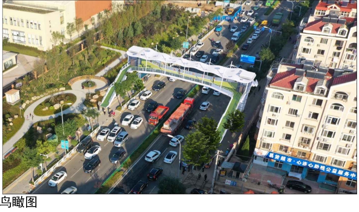 崂山区合肥路小学门前将建天桥,跨越劲松七路-半岛网