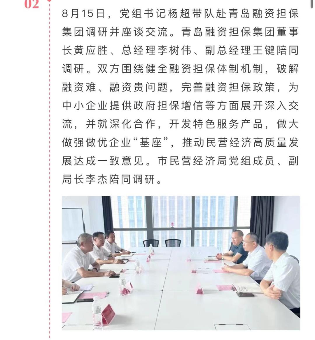 黄应胜已任青岛融资担保集团董事长-半岛网