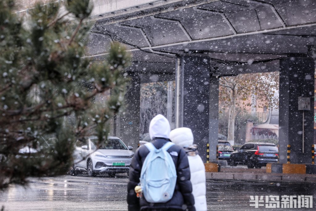 半岛聚焦丨冬至，青岛市区的第一场雪，来了！崂山巨峰再现“雾凇”奇观，多图→-半岛网