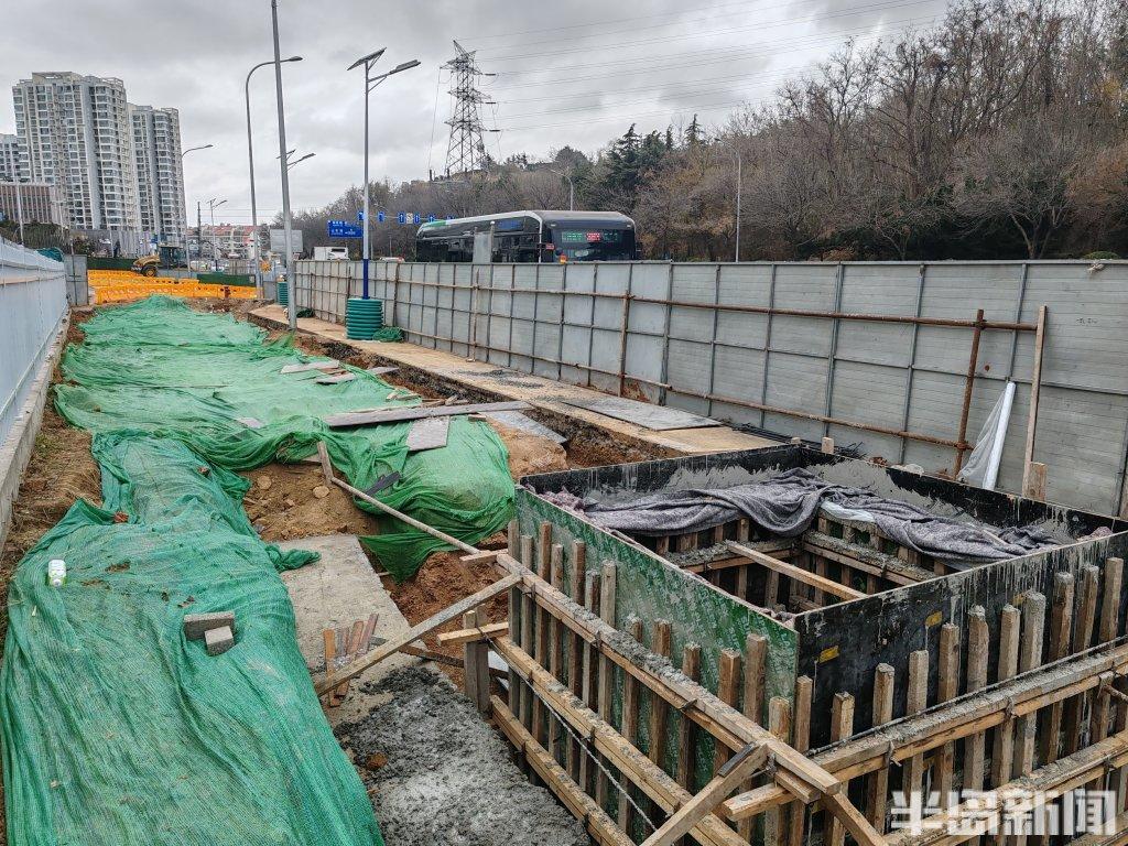 福州北路两处过街天桥建设有序推进-半岛网