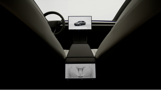 16英寸大屏、黑色顶棚、浅灰内饰一次到位，Model 3进化为完全体